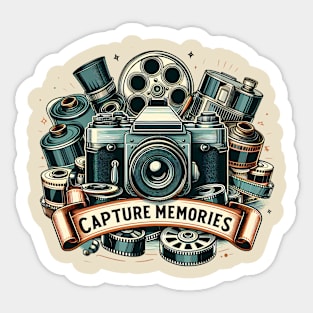 Capture Memories Sticker